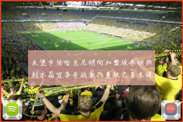 米堡中场哈克尼倾向加盟埃弗顿热刺水晶宫争夺战激烈曼联已基本退出竞争